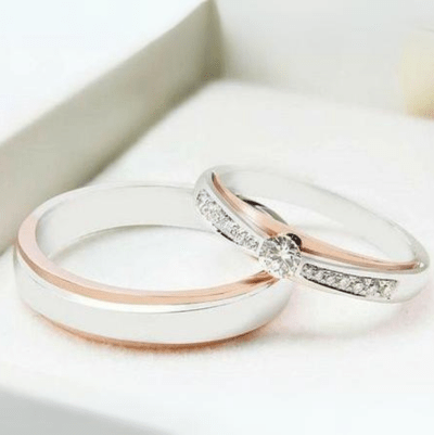 argollas de matrimonio oro blanco